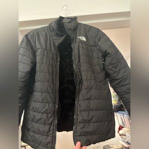 Northface reversible puffer with fur!!